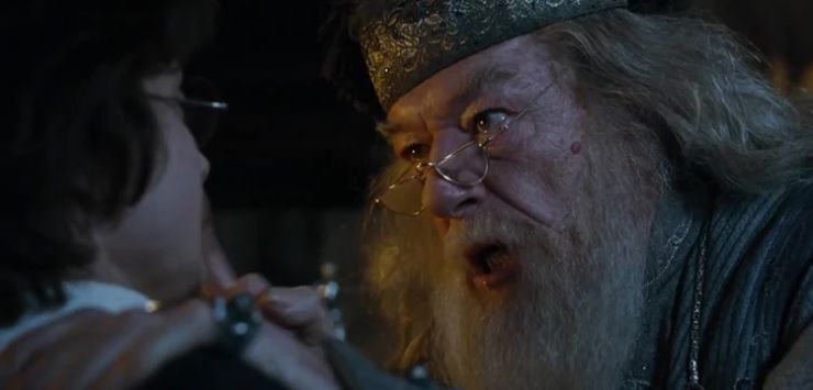 harry potter cáliz de fuego dumbledore
